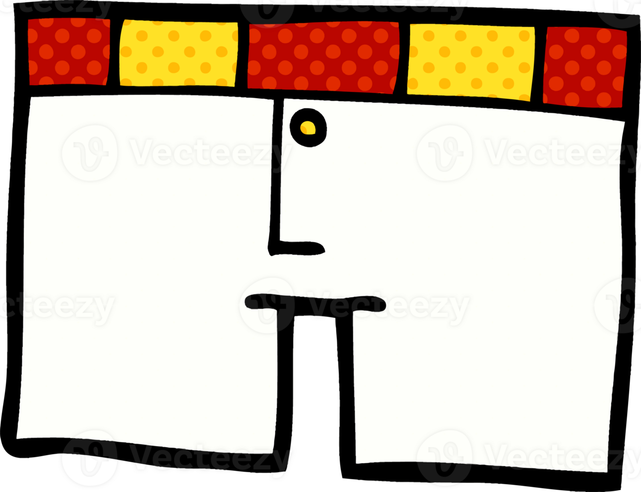 cartoon doodle underwear png