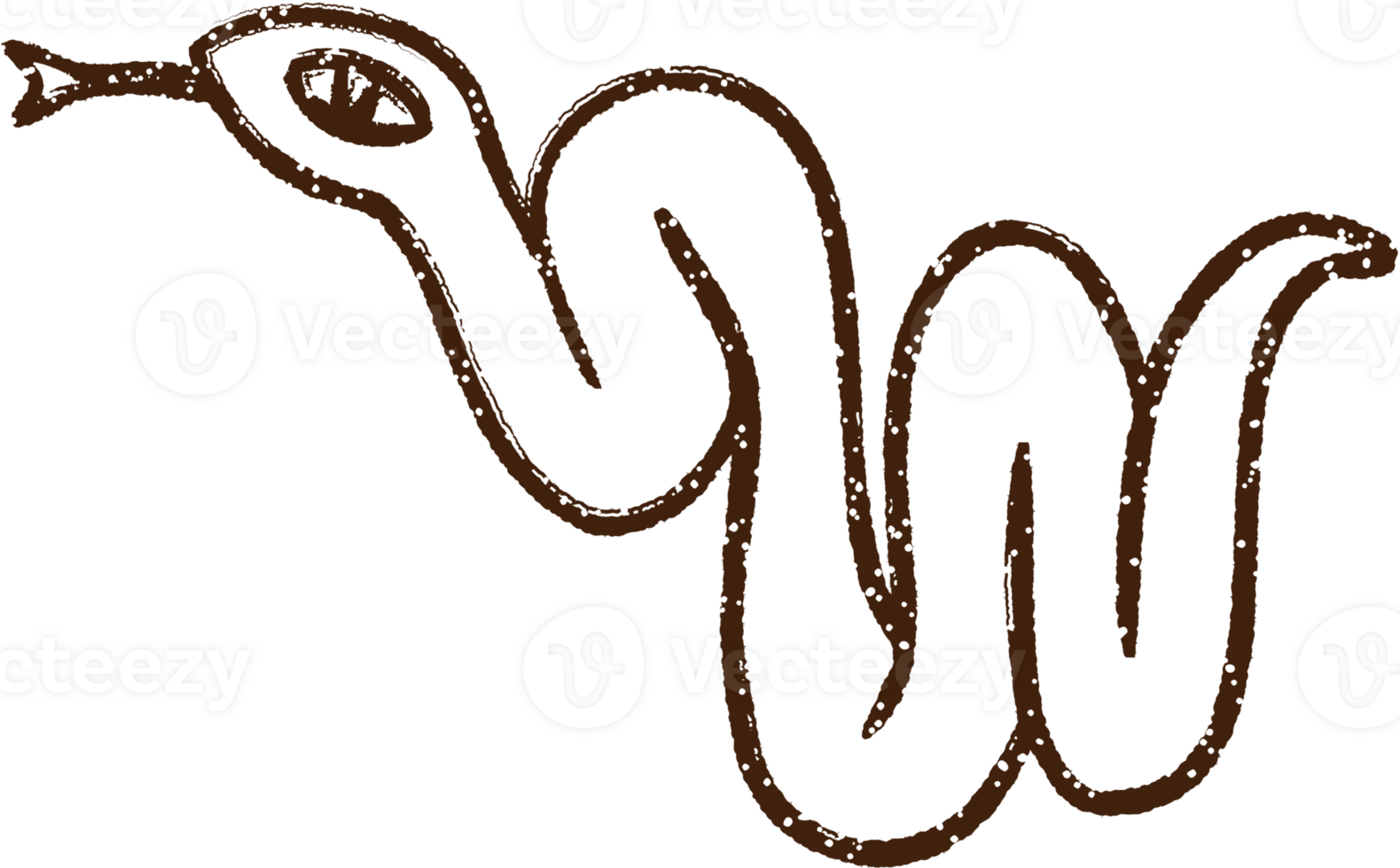 Snake Charcoal Drawing png