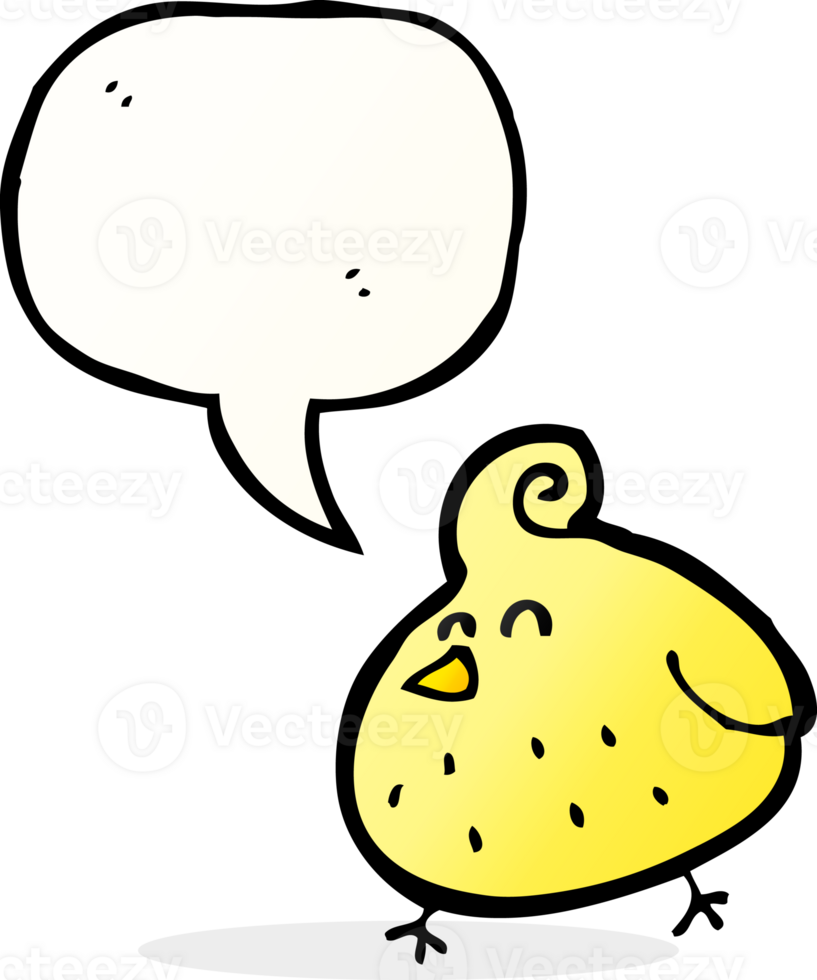 cartoon bird with speech bubble png