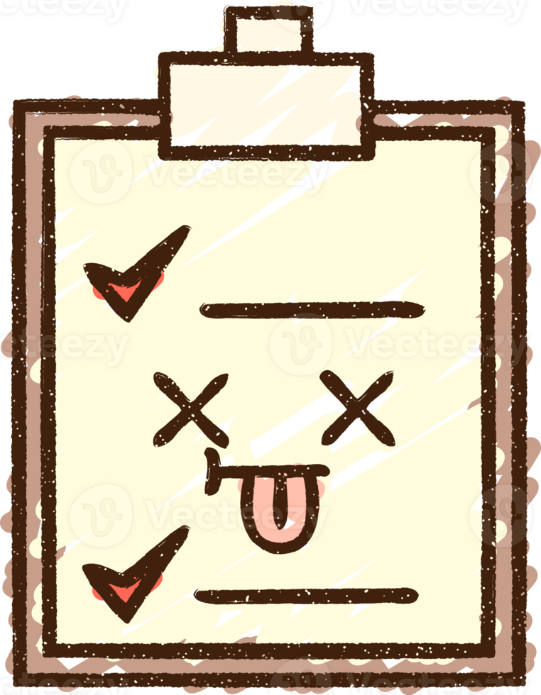 Clipboard Chalk Drawing png