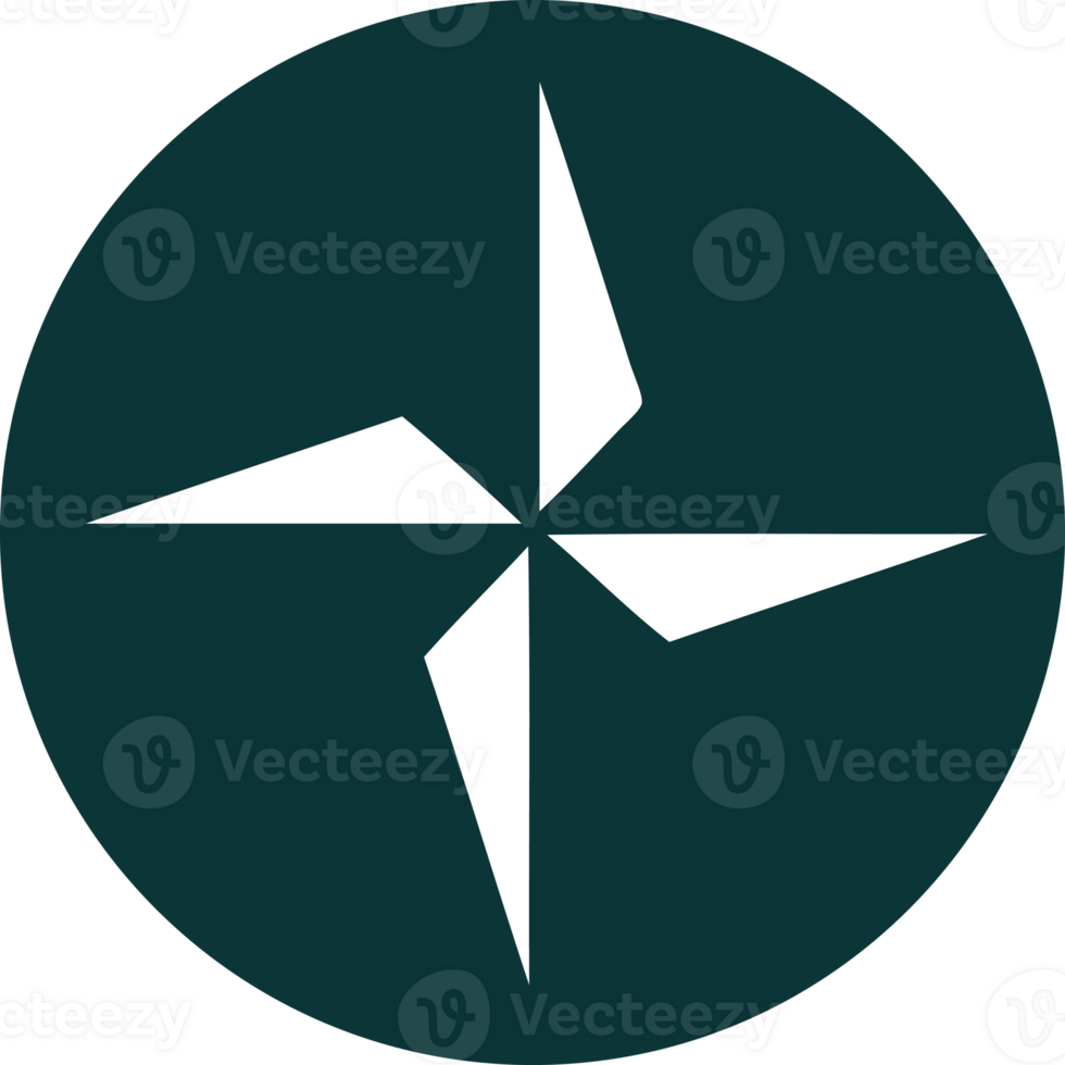 iconic tattoo style image of a star png