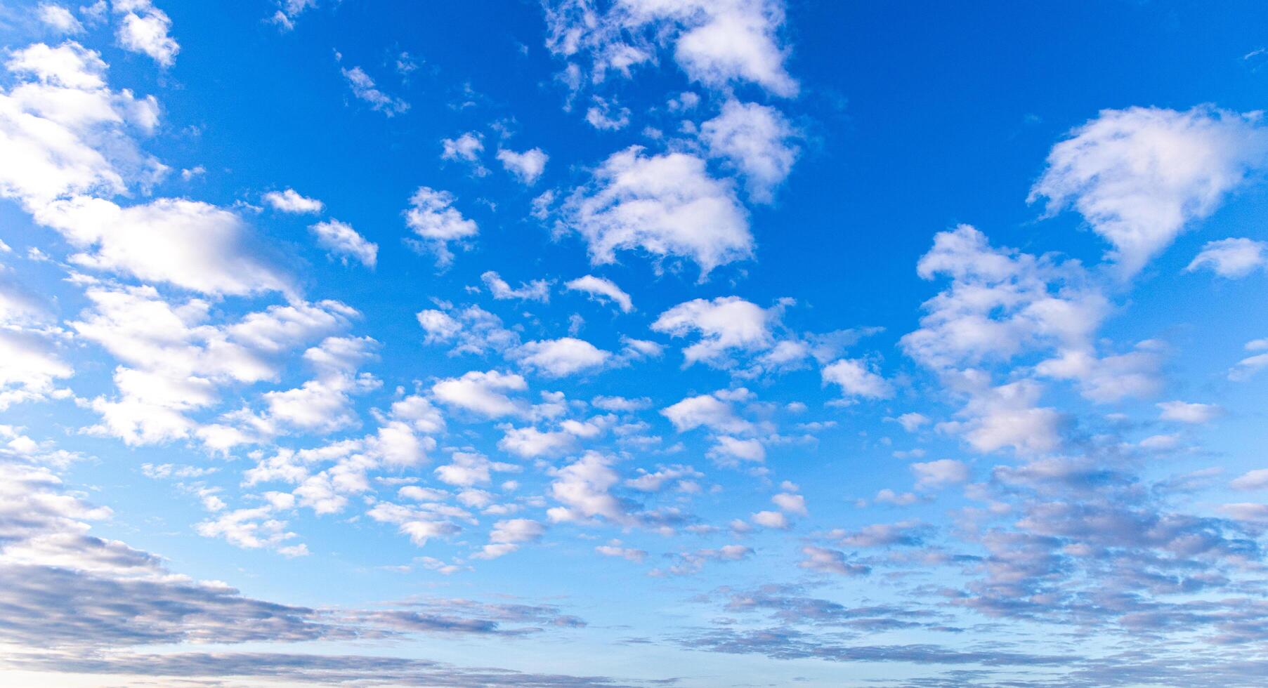 Blue sky morning sky on a winter morning. photo