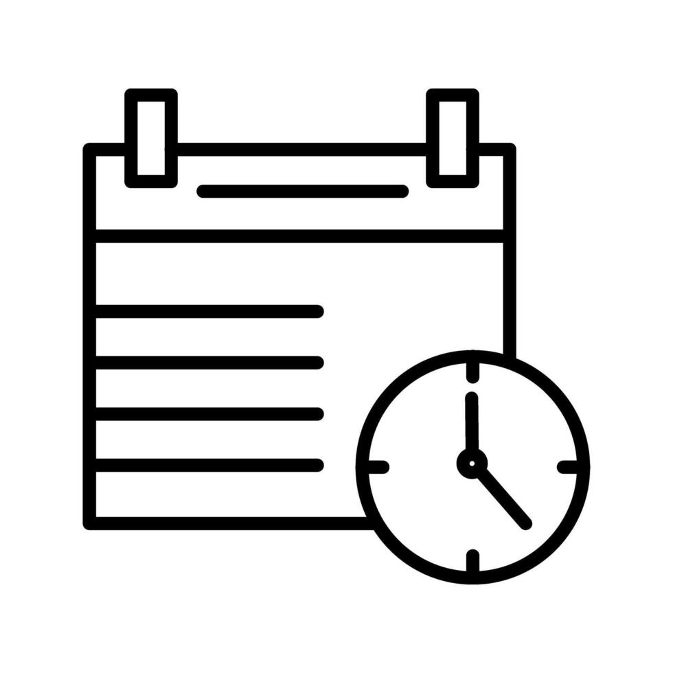 Clock Vector Icon