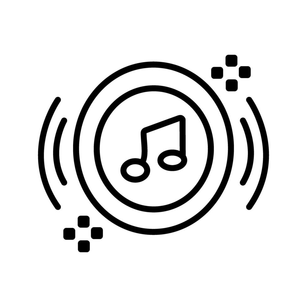 icono de vector de musica