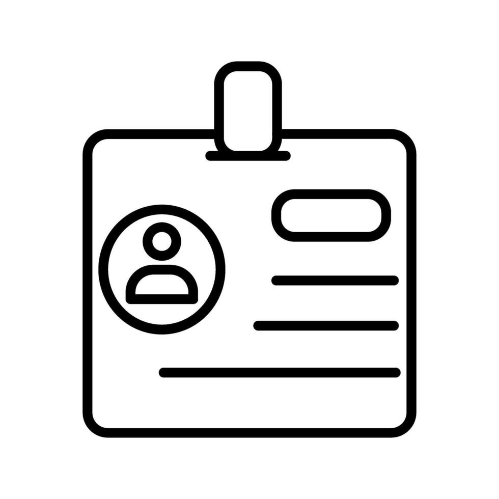 Identification Vector Icon