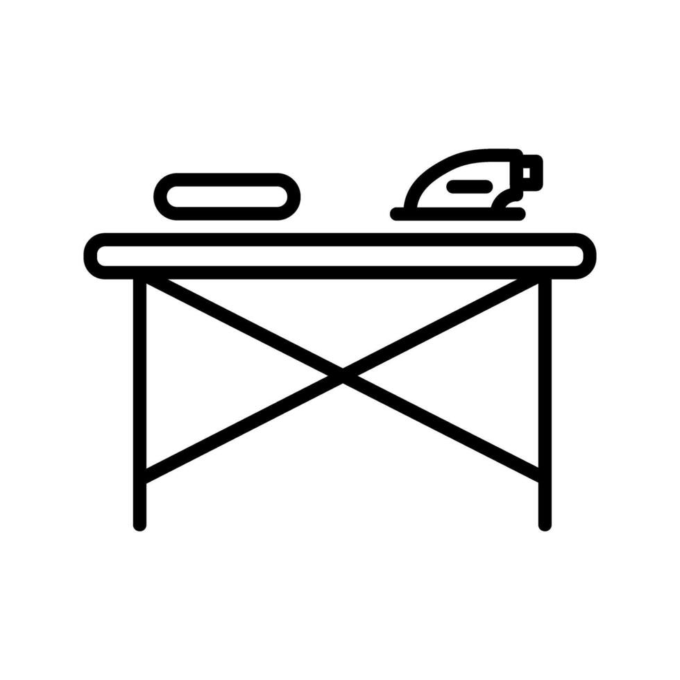 Iron Stand Vector Icon