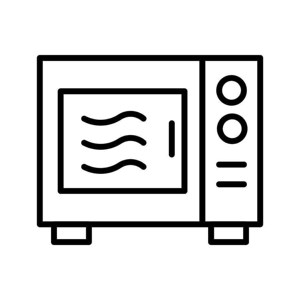Microwave Vector Icon