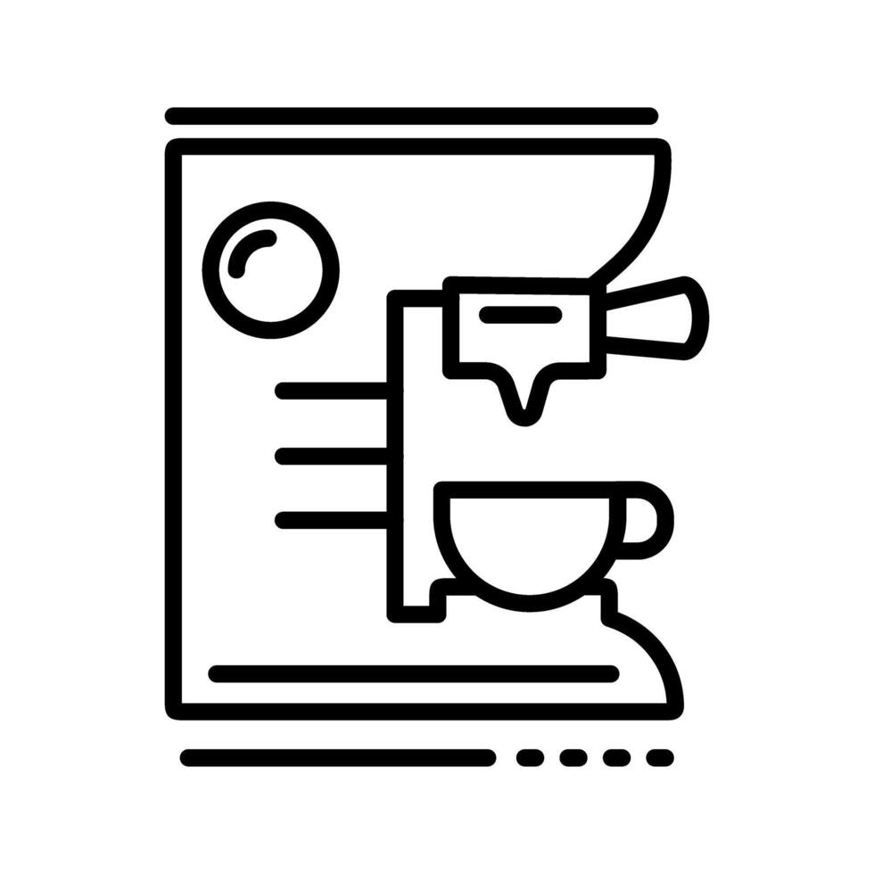 Coffee Machine Vector Icon