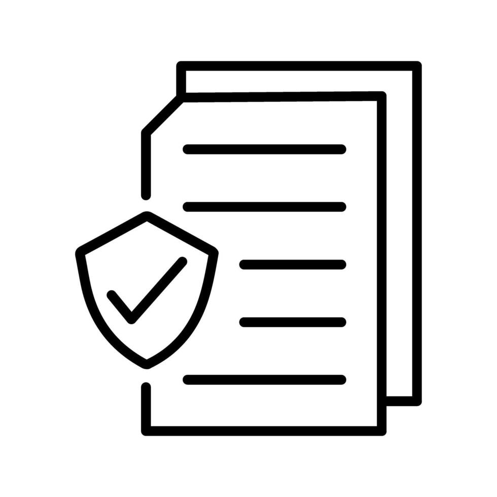Secure Document Vector Icon 40085494 Vector Art at Vecteezy