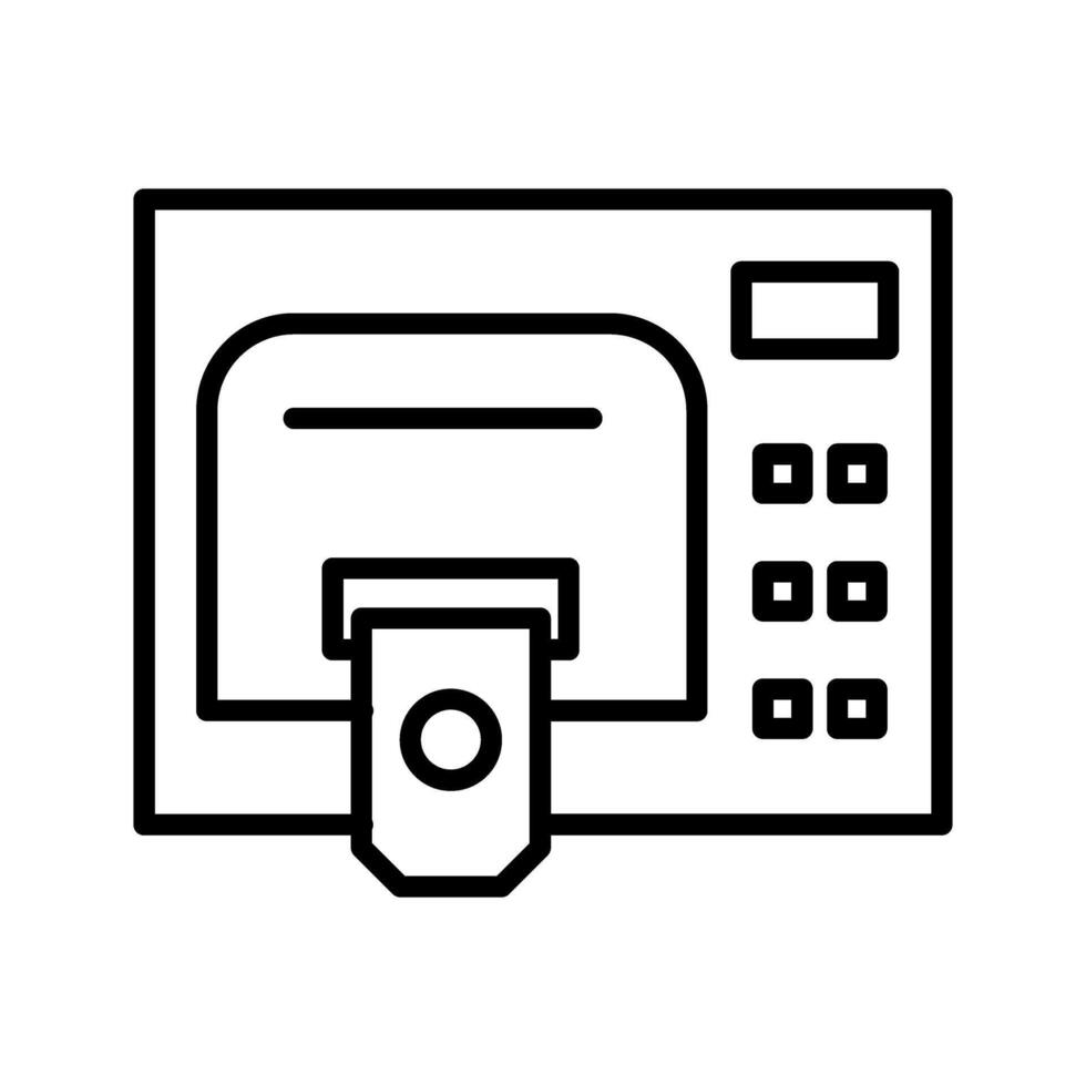 ATM Service Vector Icon