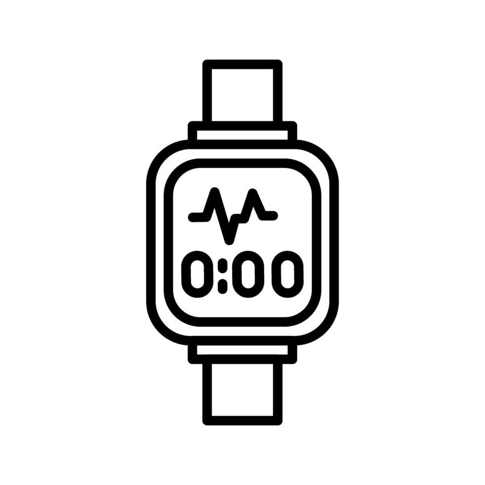 icono de vector de reloj inteligente