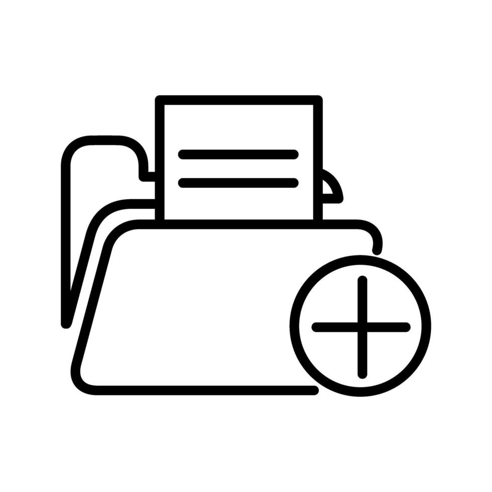 Create Folder Vector Icon 40085608 Vector Art at Vecteezy