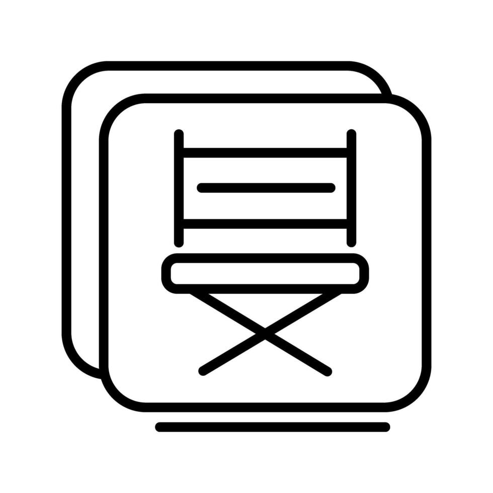 Director Chair Vector Icon