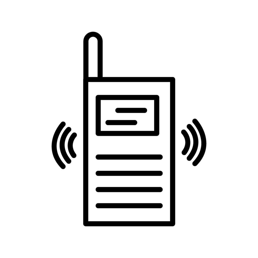 Walkie Talkie Vector Icon