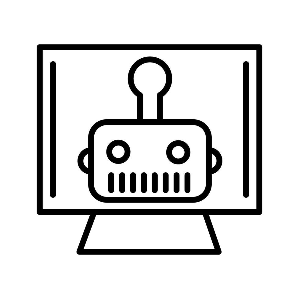 Artificial Bot Vector Icon