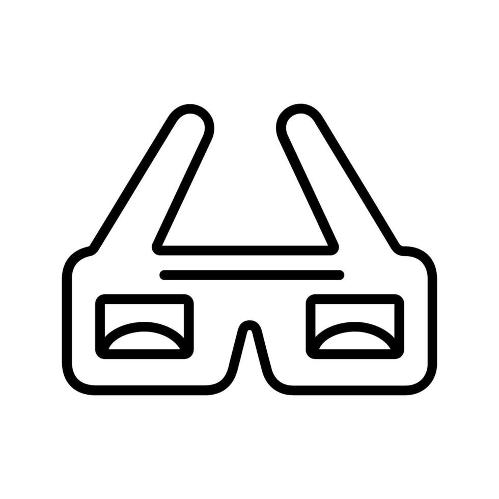 icono de vector de gafas