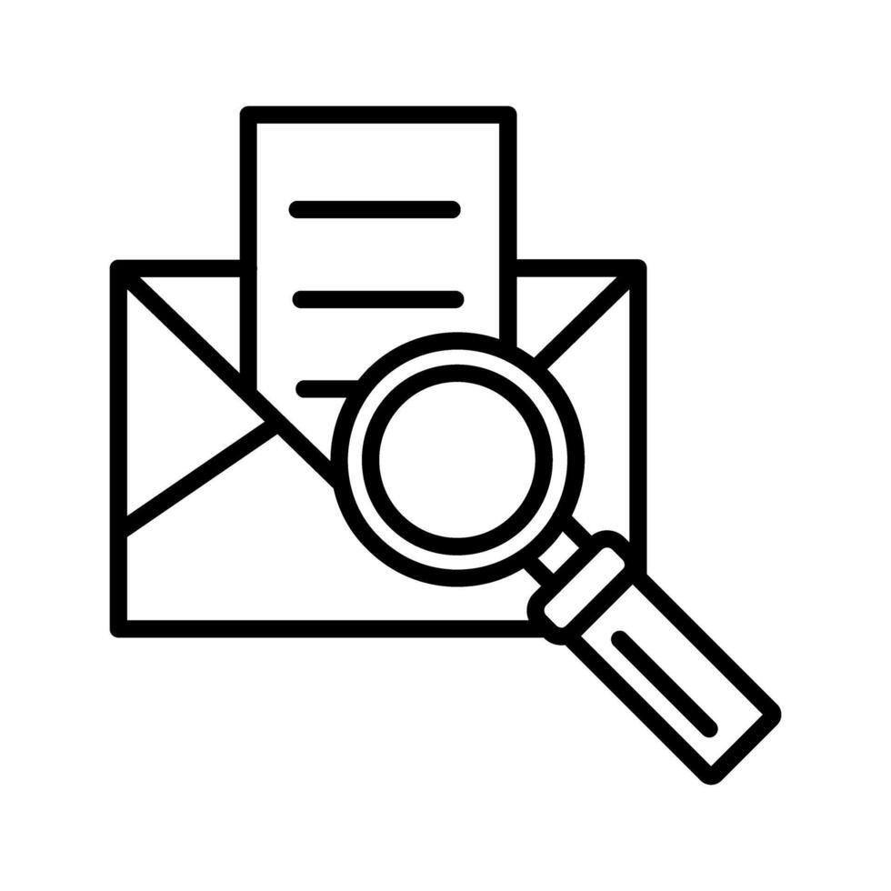 Magnifier Male Vector Icon
