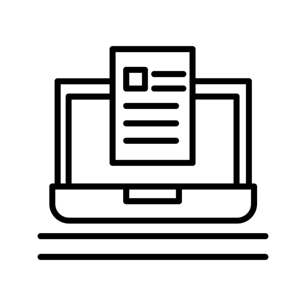 Blog Vector Icon