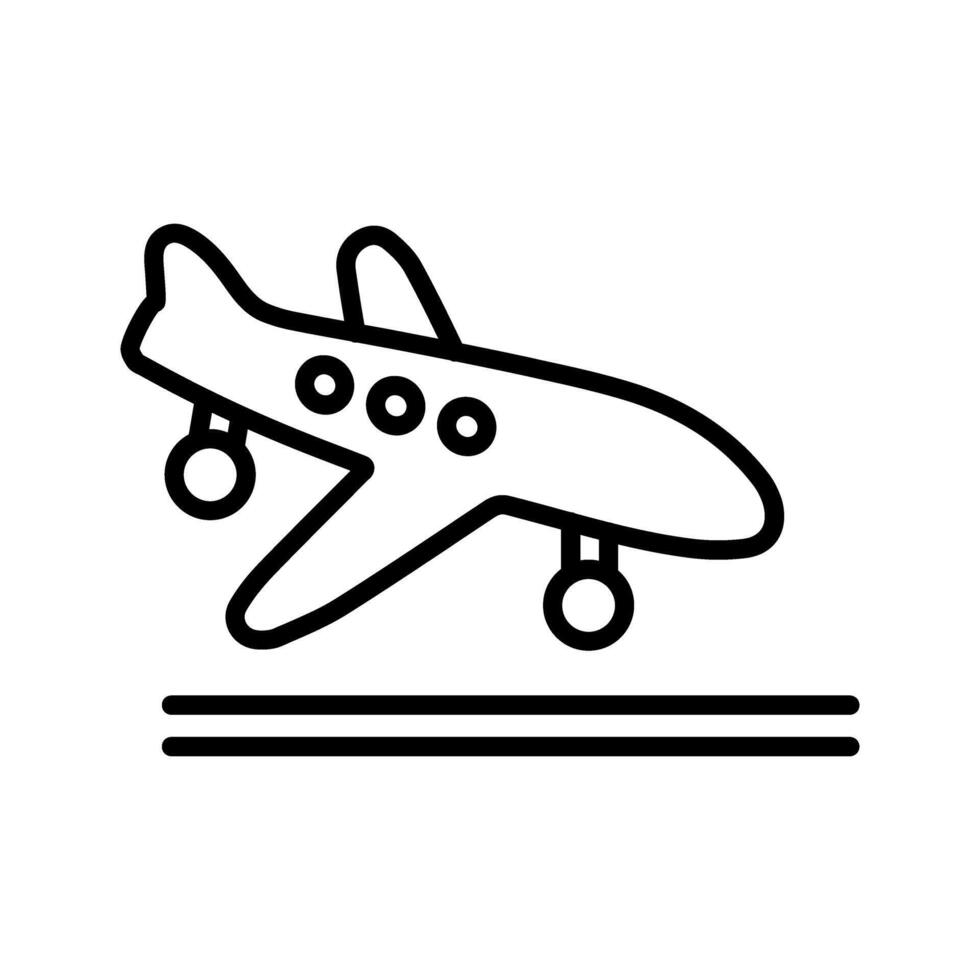 Flight Landing Vector Icon