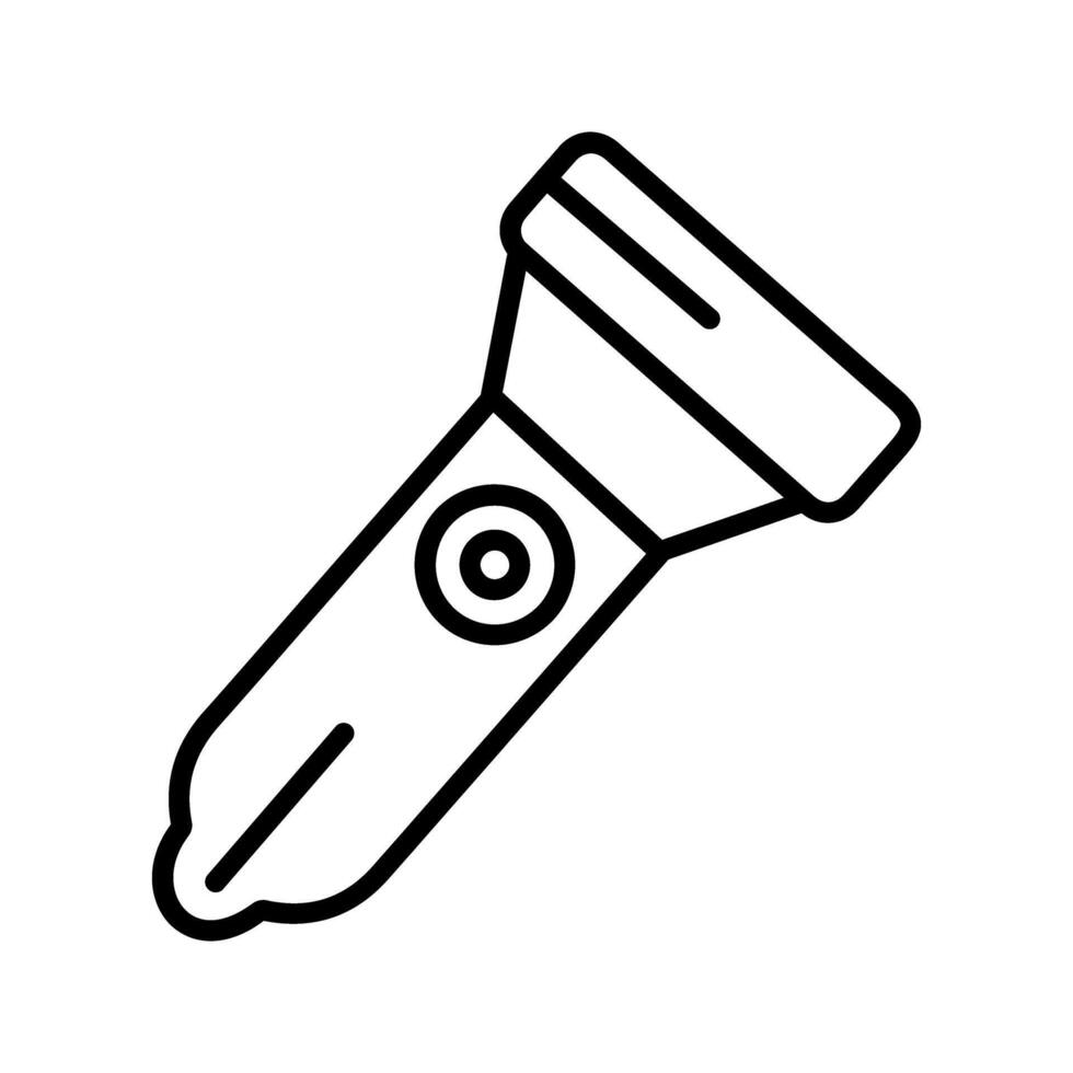 Flashlight Vector Icon