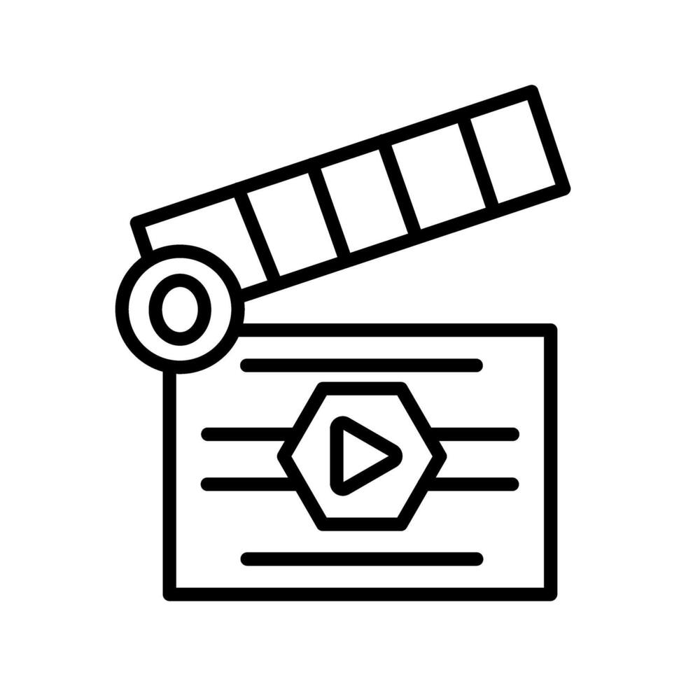 Clapper Vector Icon