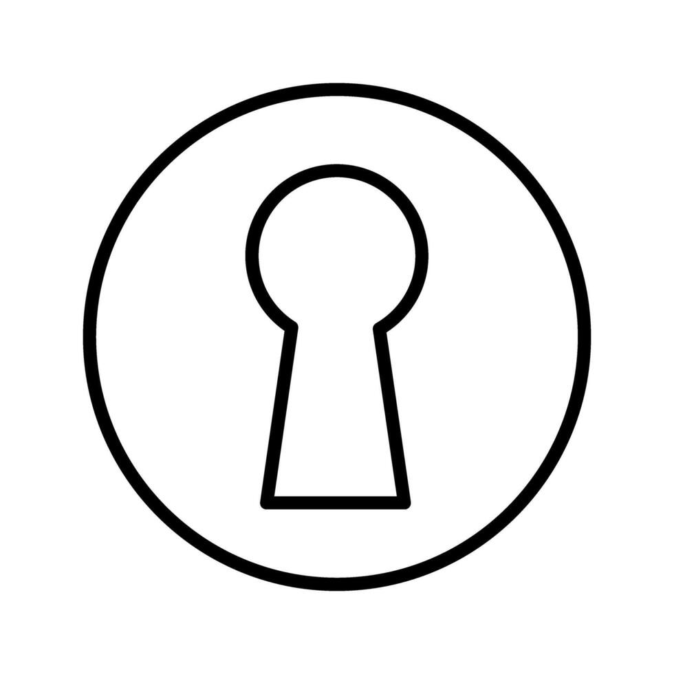 Keyhole Vector Icon