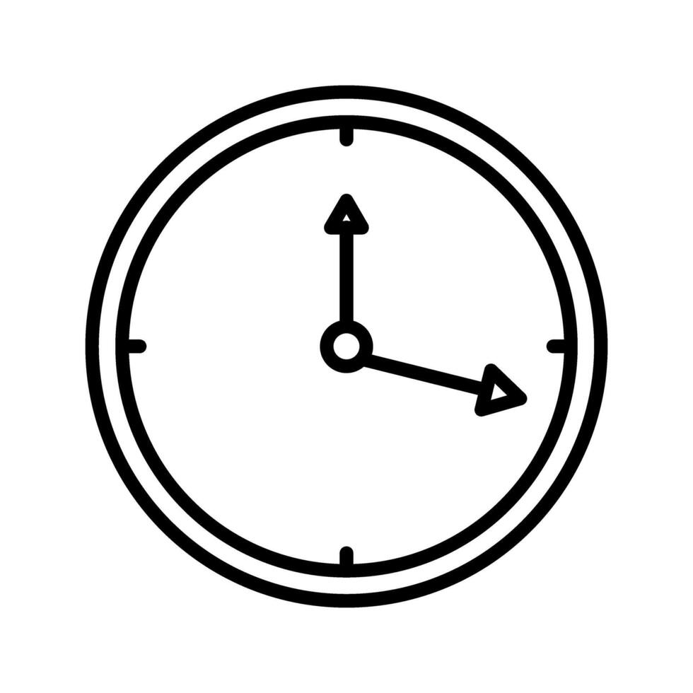 icono de vector de reloj