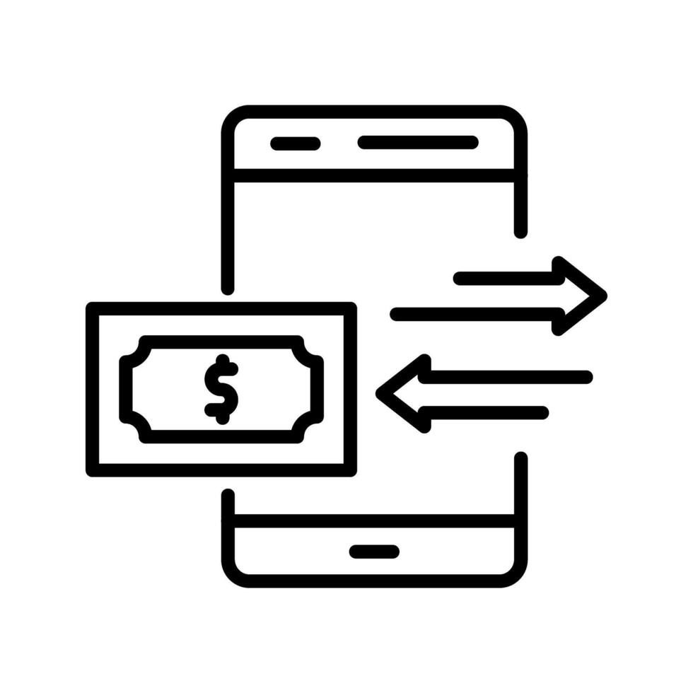 Money Transfer Vector Icon