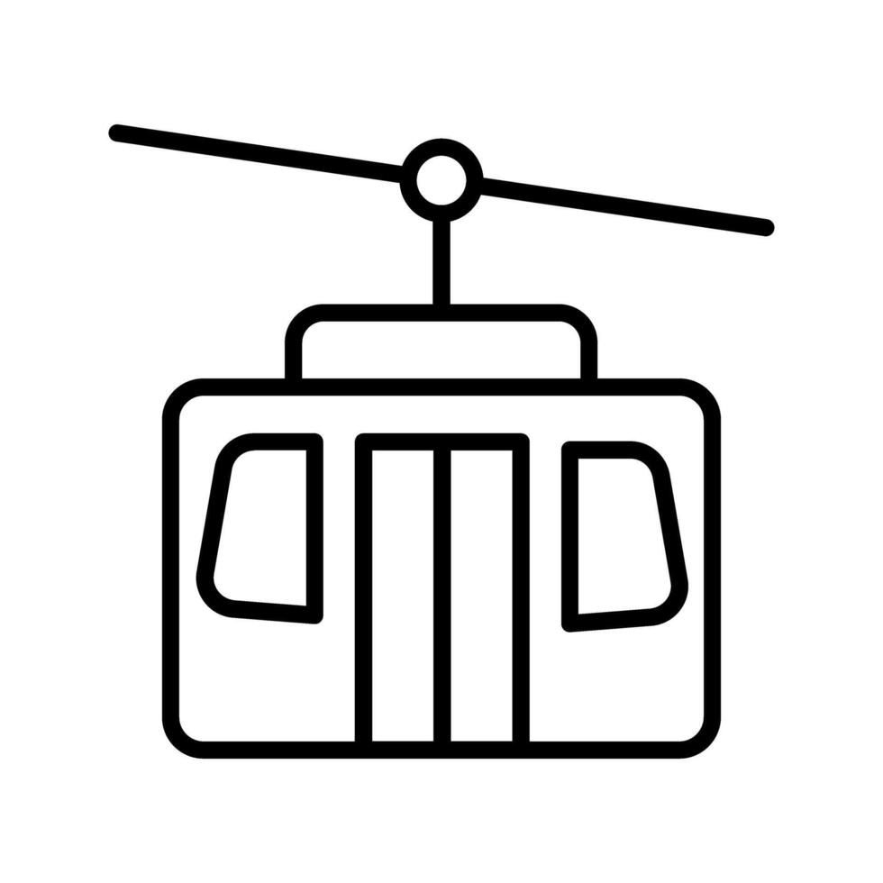 Cable Car Vector Icon