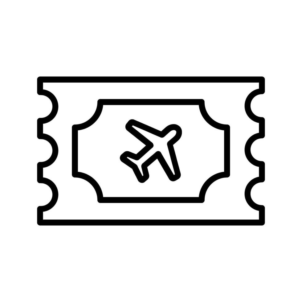 Plane Tickets Vector Icon