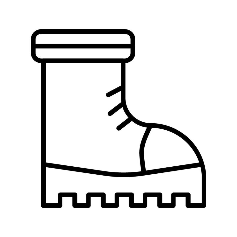 icono de vector de botas de nieve