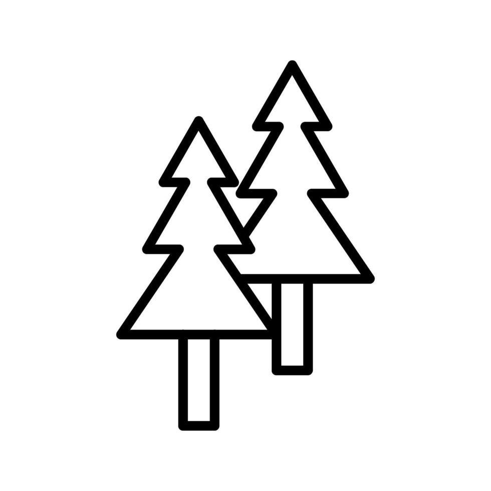 Pine Tree Vector Icon
