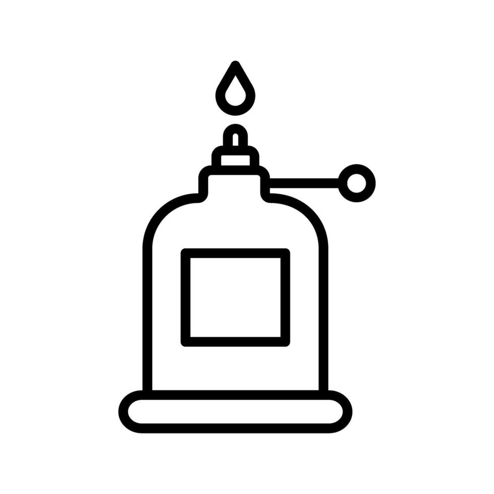 icono de vector de gas de camping