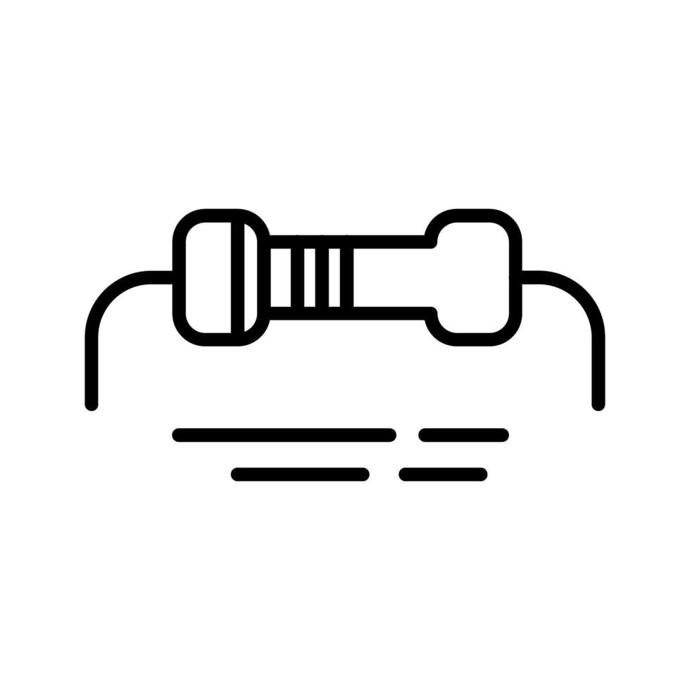 Resistor Vector Icon
