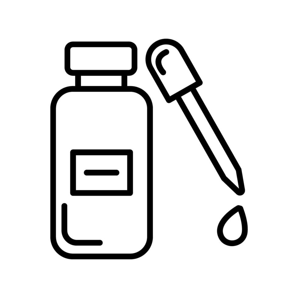 Drops Bottle Vector Icon