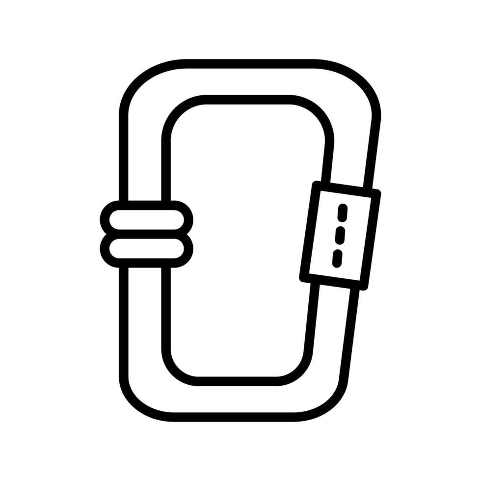 Carabiner Vector Icon