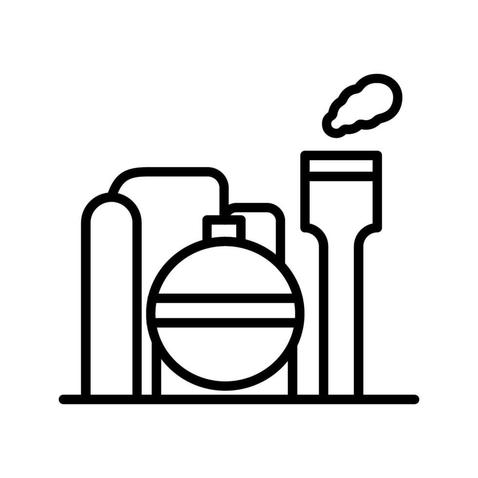 icono de vector de refinería