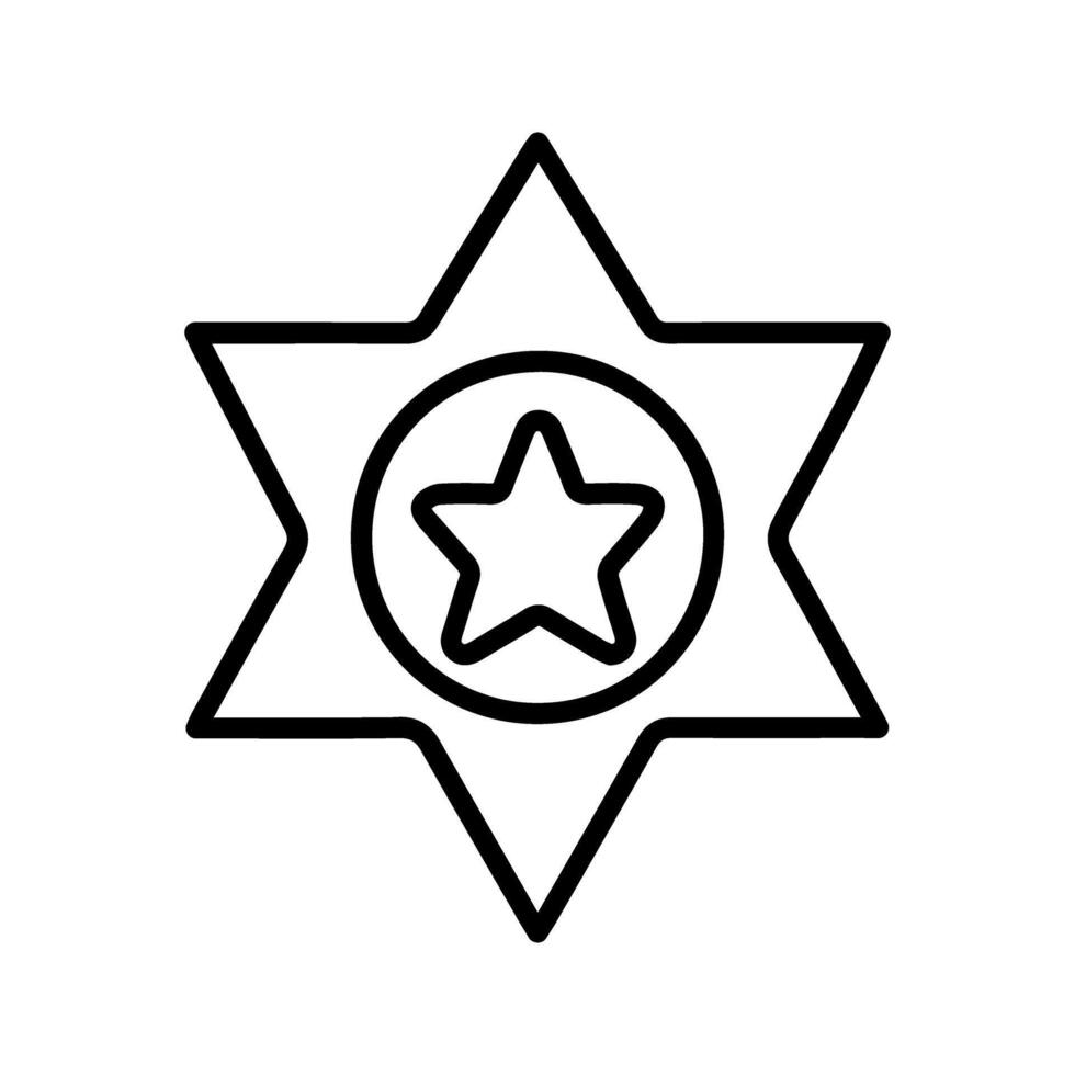 Sheriff Vector Icon