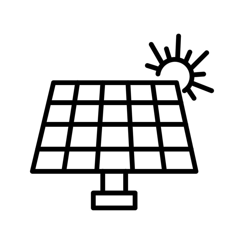 Solar Panel Vector Icon