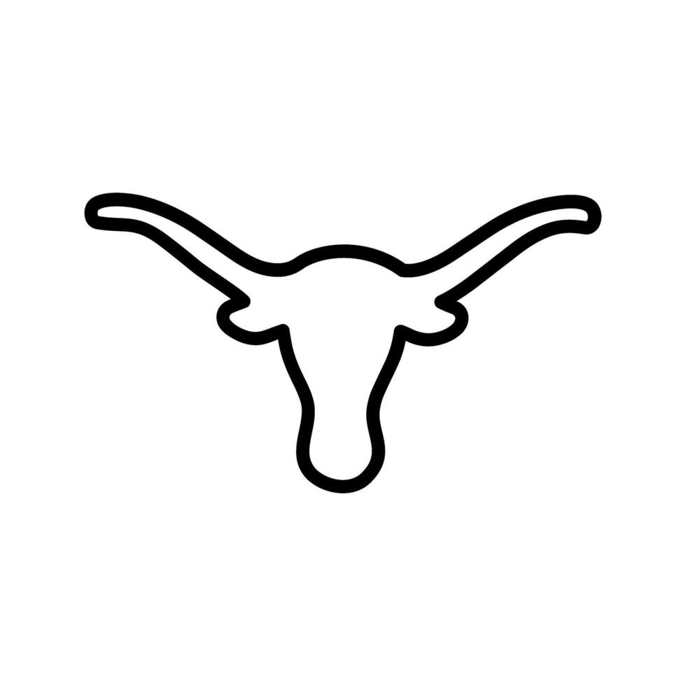 Bull Horns Vector Icon