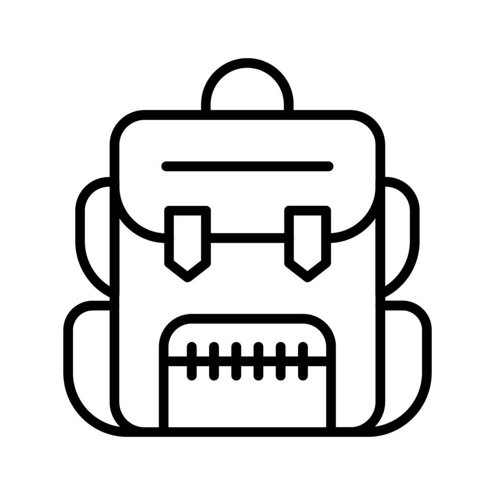 Backpack Vector Icon