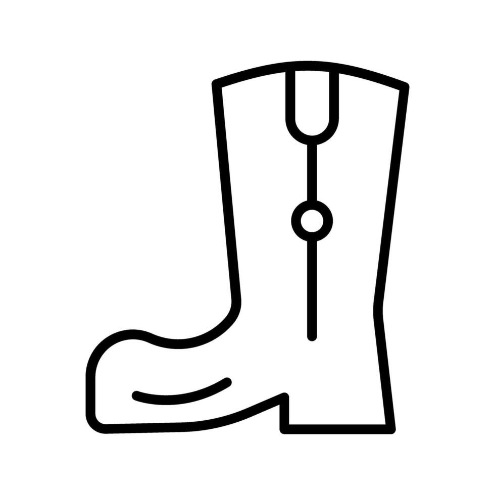 Cowboy Boot Vector Icon