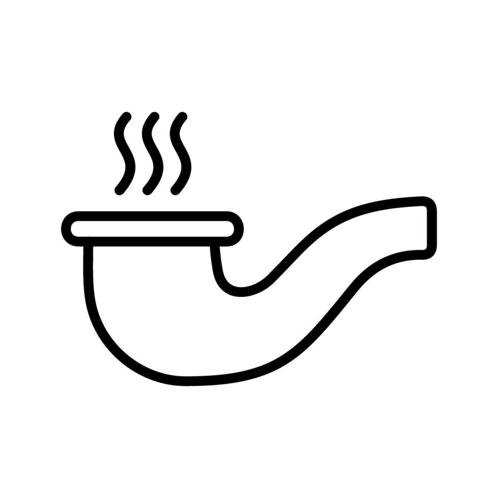 Smoking Pipe Vector Icon