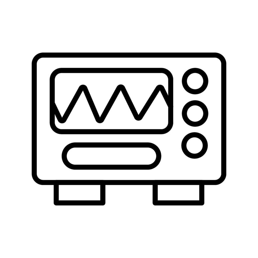 Oscilloscope Vector Icon