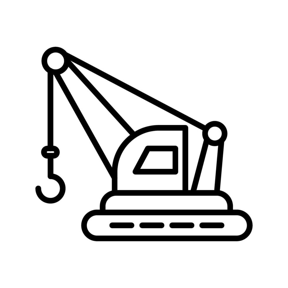 Crane I Vector Icon