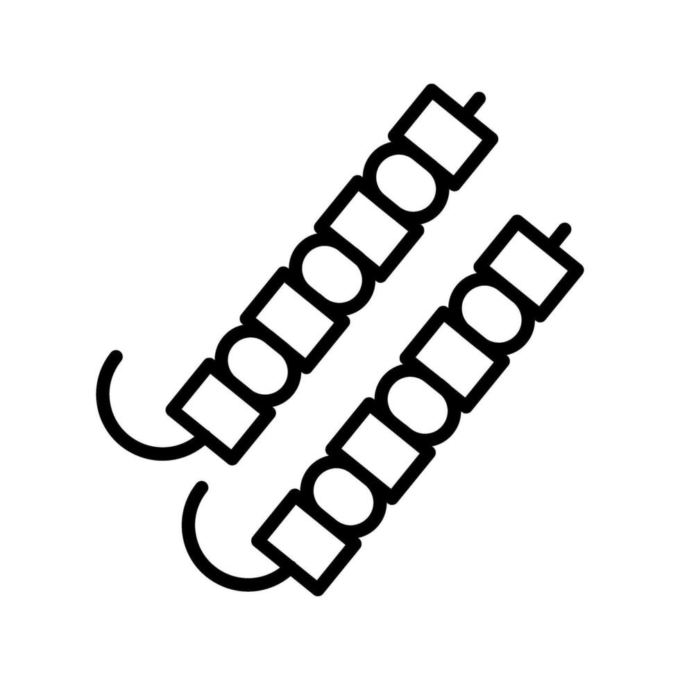 Skewer Vector Icon