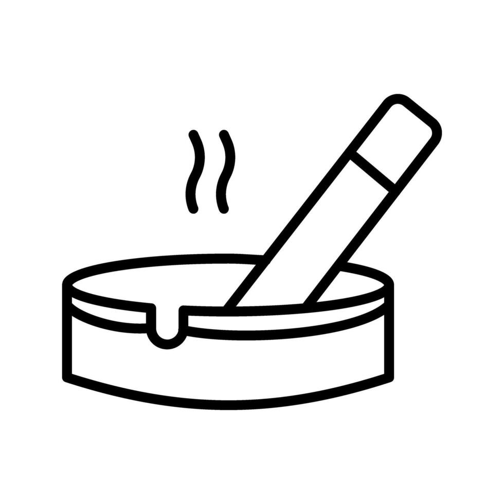 Ashtray Vector Icon