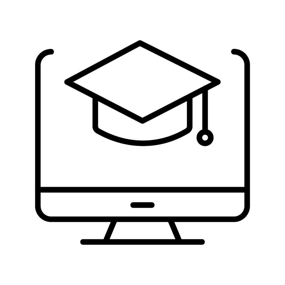 Online Learning Vector Icon