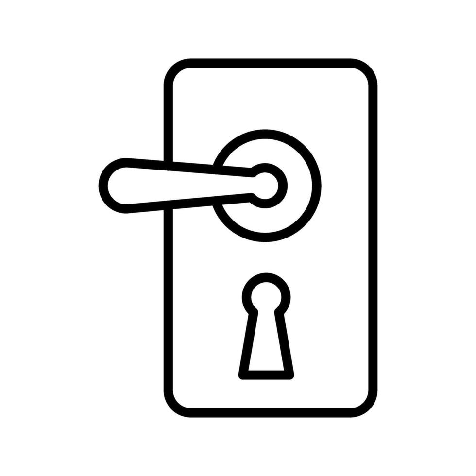 Door Lock Vector Icon