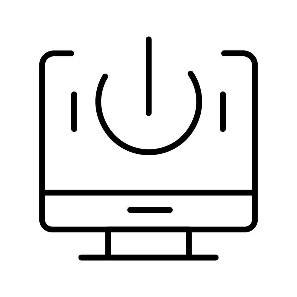 Shutdown Vector Icon